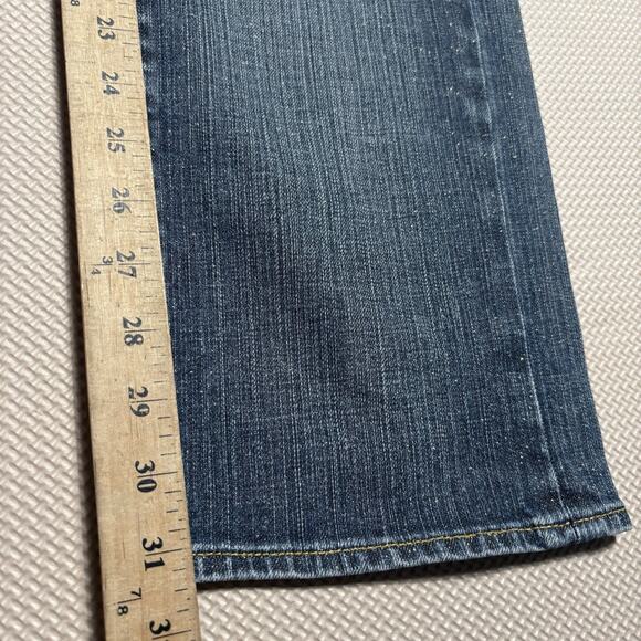 Christopher Blue Women’s Stretch Denim Straight Leg Jeans Sz 10 Gold Glitter - Picture 13 of 13
